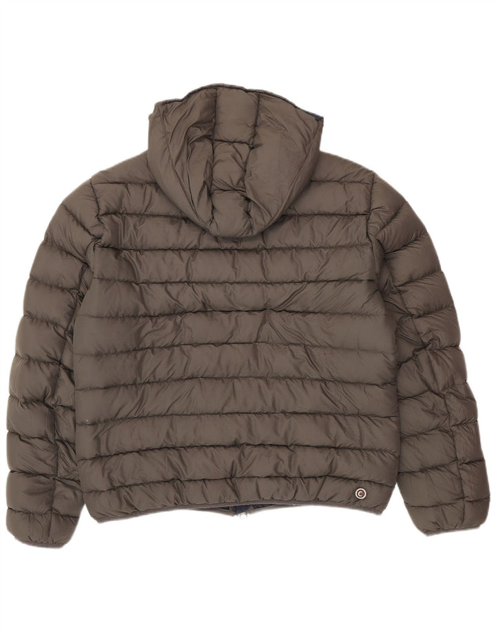 COLMAR Męska ocieplana kurtka z kapturem UK 40, duża, szara