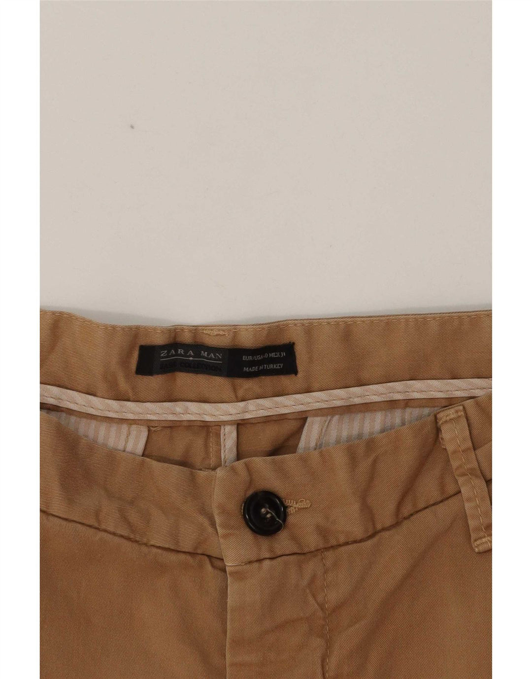 Męskie spodnie chino Zara EU 40 Medium W31 L35 Beżowe