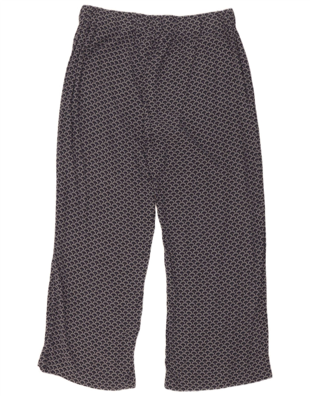 Marks & Spencer Damskie spodnie typu casual z abstrakcyjnym wzorem UK 16, duże W34 L30