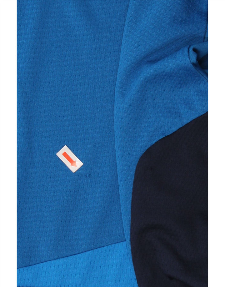 Adidas Męska koszulka Climacool Top 2XL Granatowy poliester z blokami kolorów