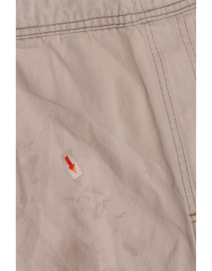 Damskie spodenki jeansowe ogrodniczki Levi's, duże, W34, niebieska bawełna
