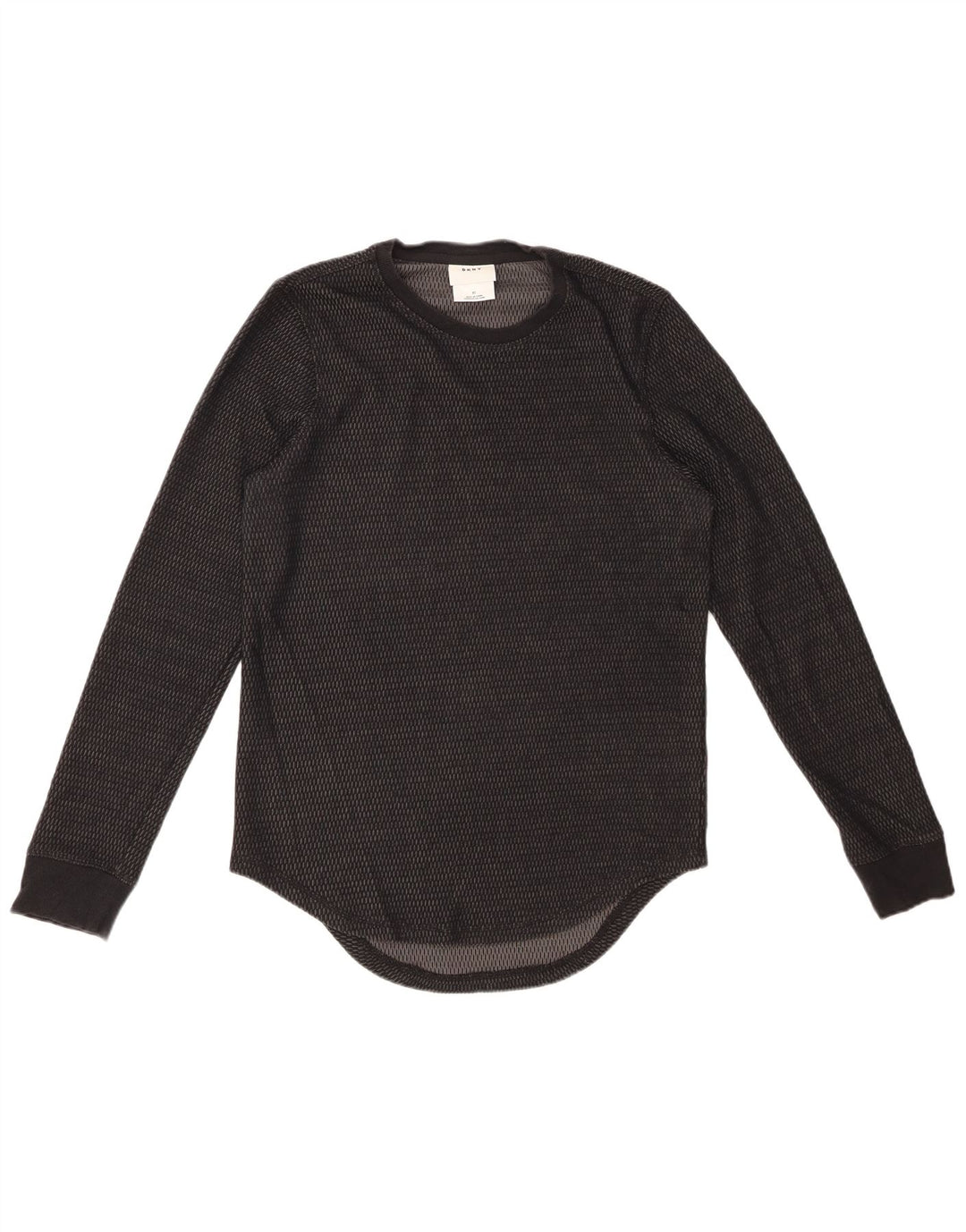 Top męski DKNY z długim rękawem XS, czarny, bawełniany