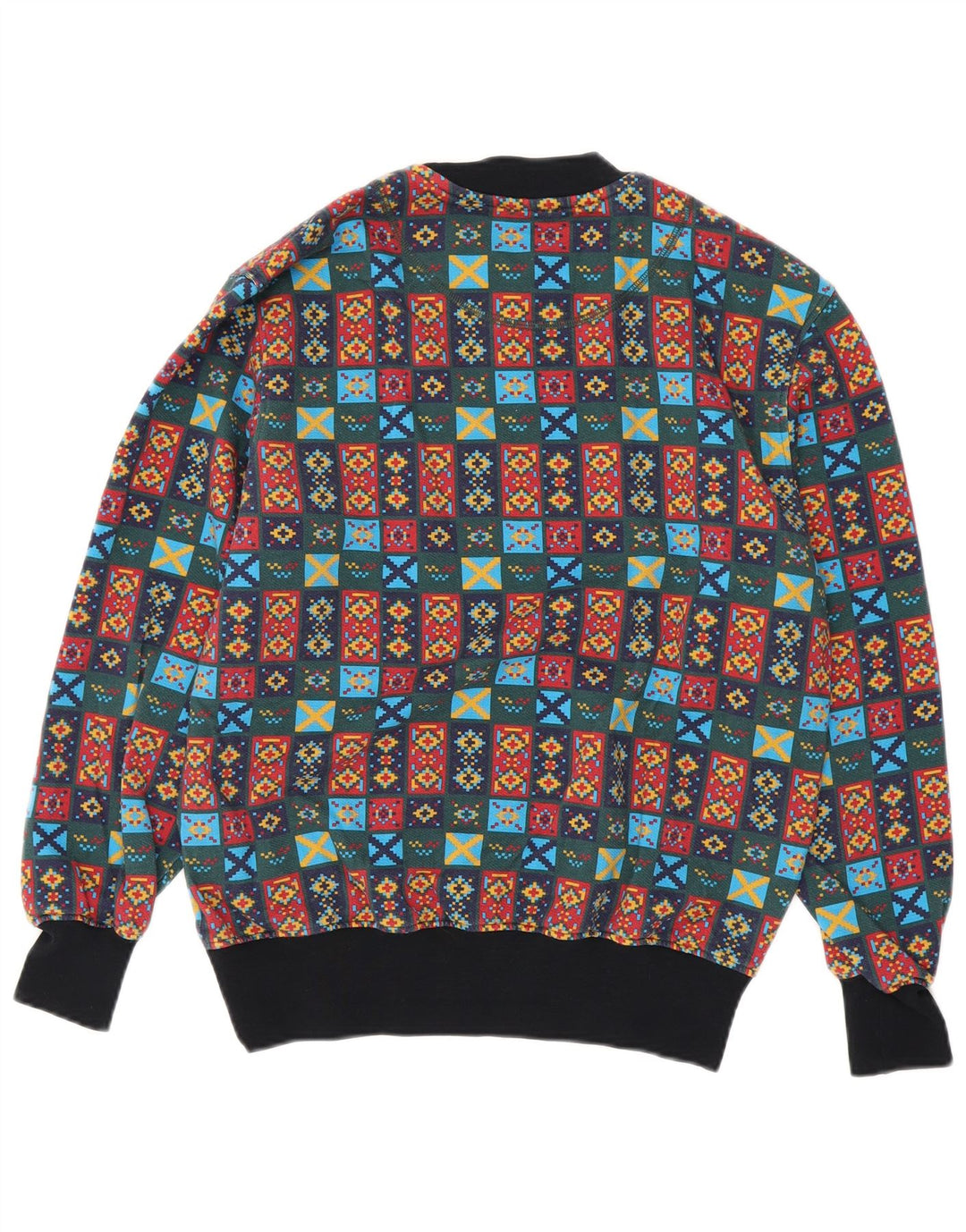 Męski sweter JOHNNY LAMBS Średni wielobarwny geometryczny