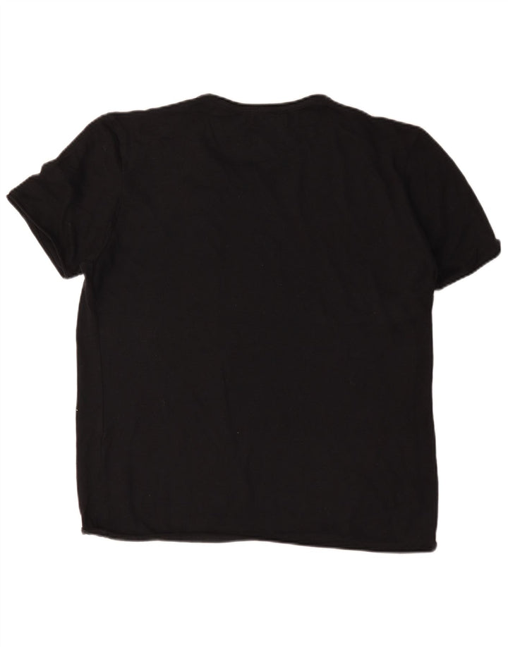 Męska koszulka T-shirt Zara XL, czarna