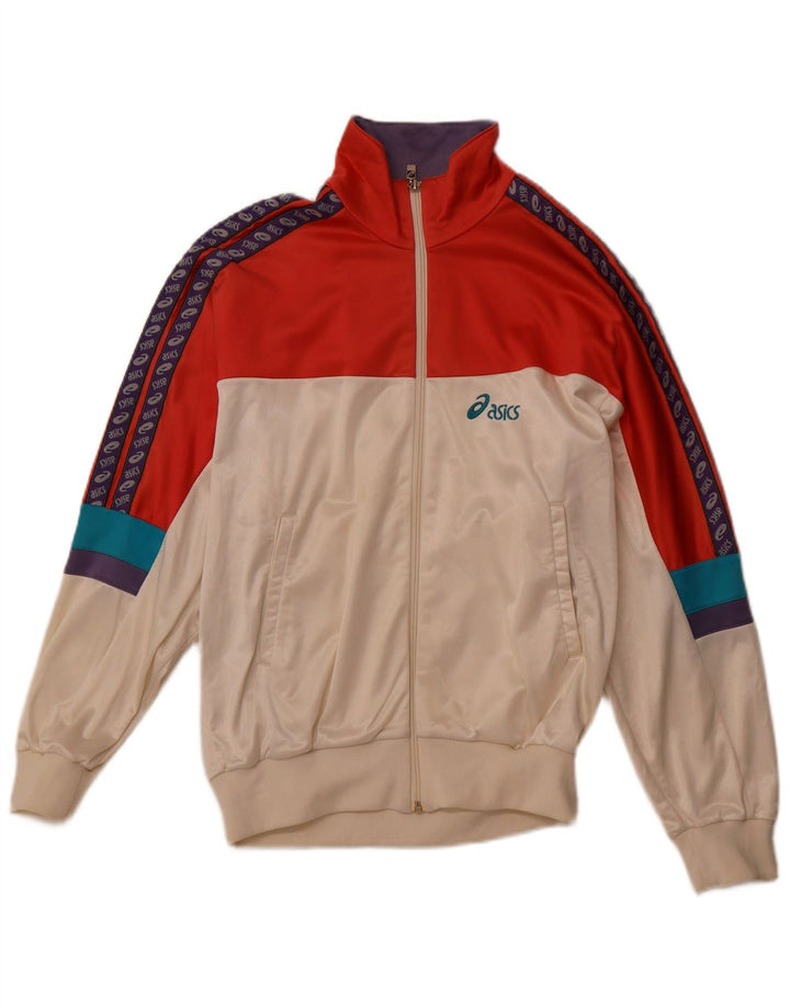 Męska kurtka dresowa ASICS IT 48 w kolorze złamanej bieli