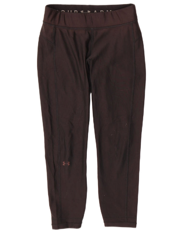 UNDER ARMOUR Womens Leggings UK 12 Medium  Black