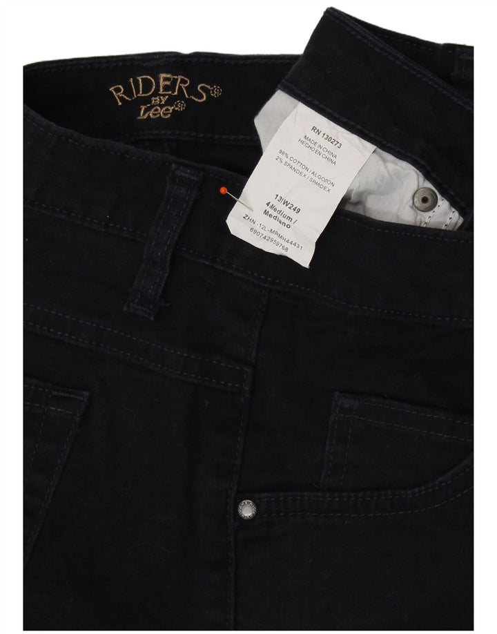 Jeansy damskie LEE Riders Capri US 4 Small W27 L18 Granatowa bawełna
