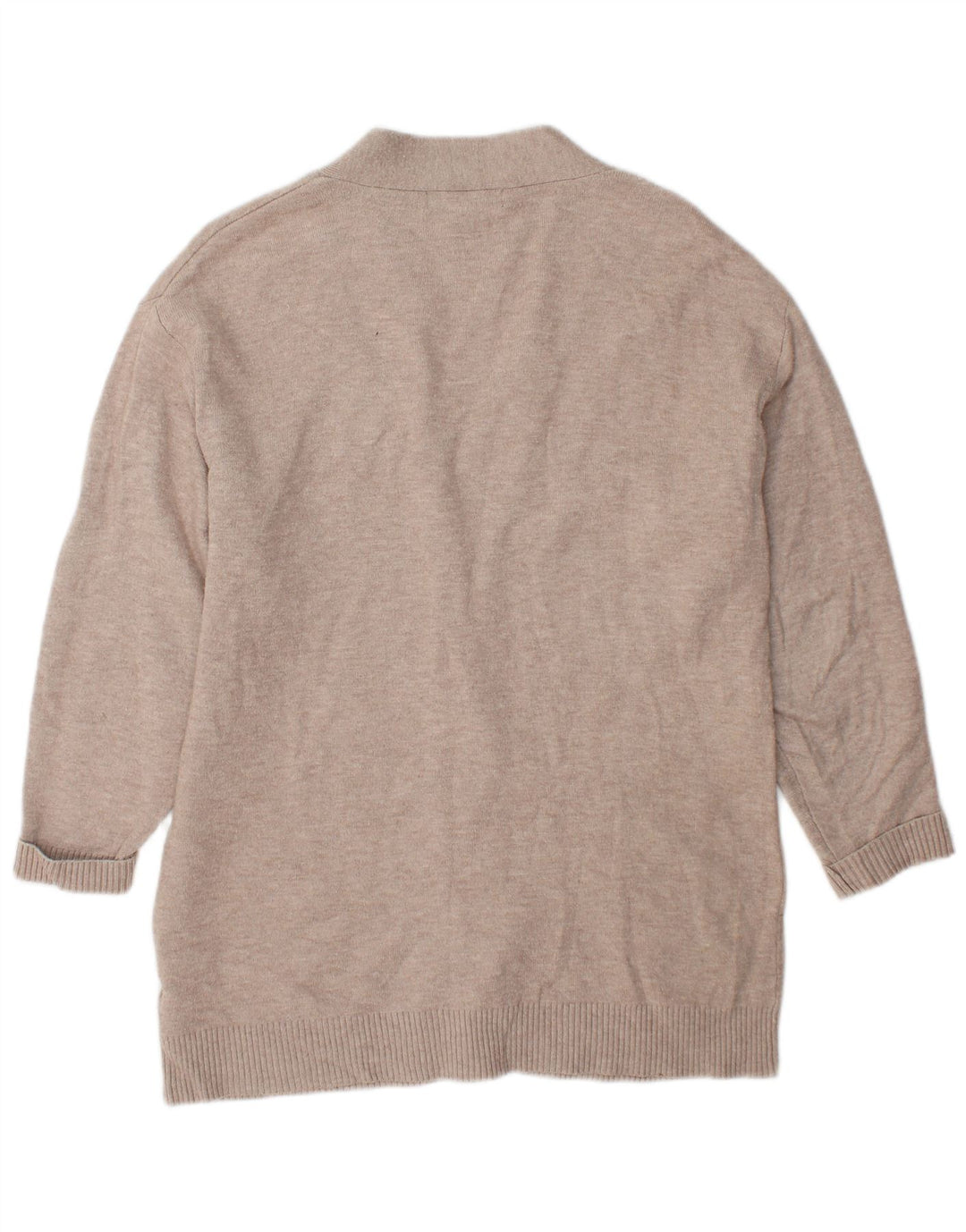 Marks & Spencer Damski sweter oversize UK 10 Small Beżowa Wiskoza