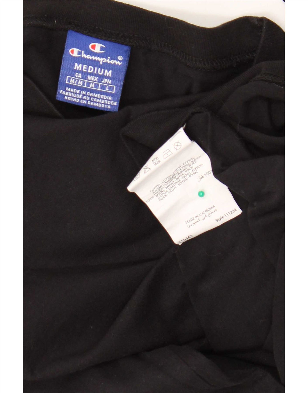 Damska bluza Champion Oversized Graphic Jumper UK 14 Medium Black