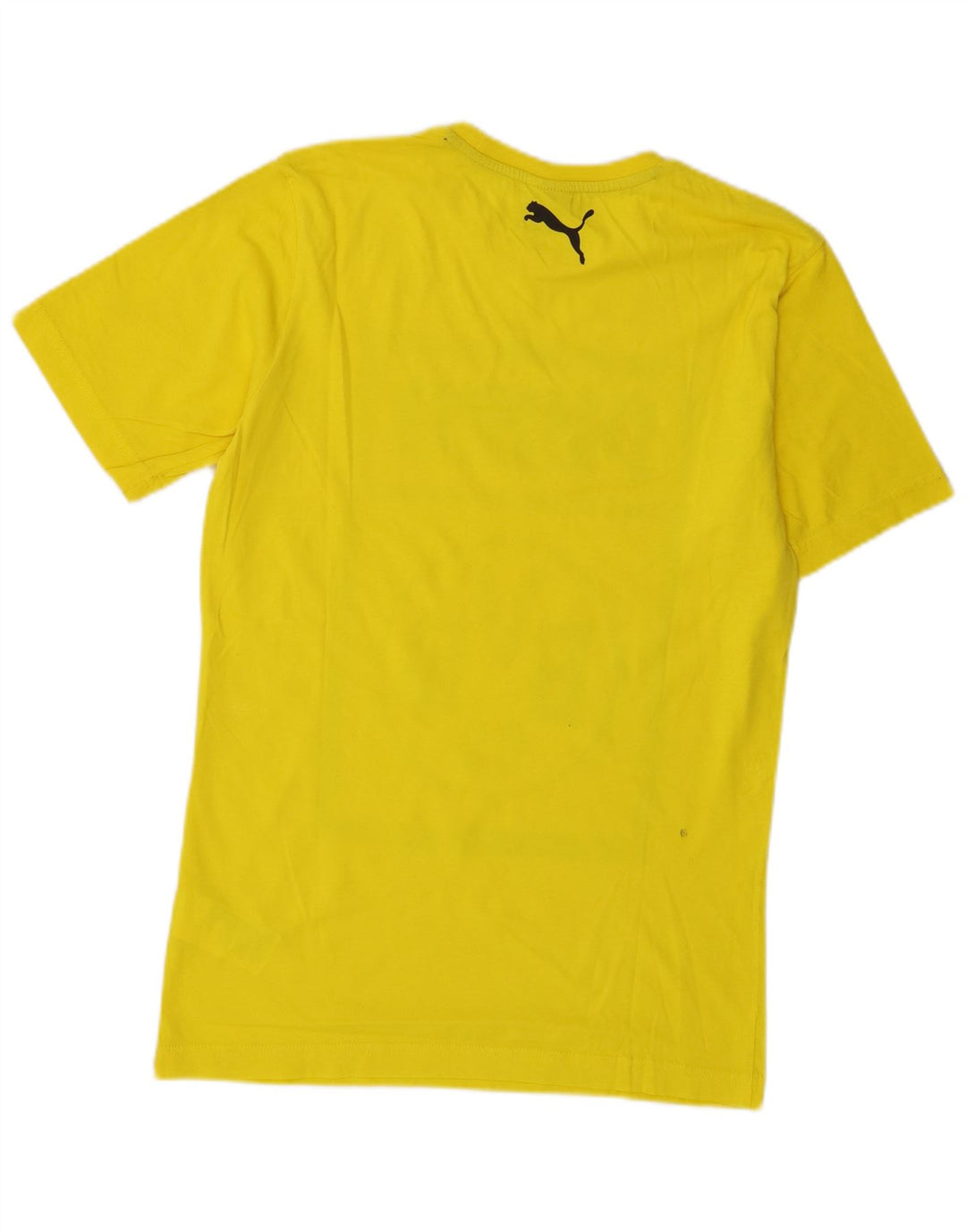 Męska koszulka z grafiką Puma, średnia żółta bawełna