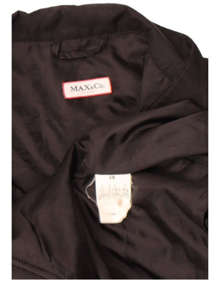 Damska kurtka wiatrówka Max & Co. UK 14, duża, czarna