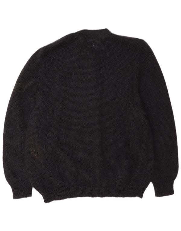 Damski sweter rozpinany Oris EU 48 2XL w kolorze czarnym w kwiaty