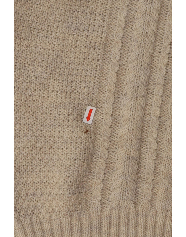 Sweter damski LES COPAINS z dekoltem w kształcie litery V, UK 16, duży, szary