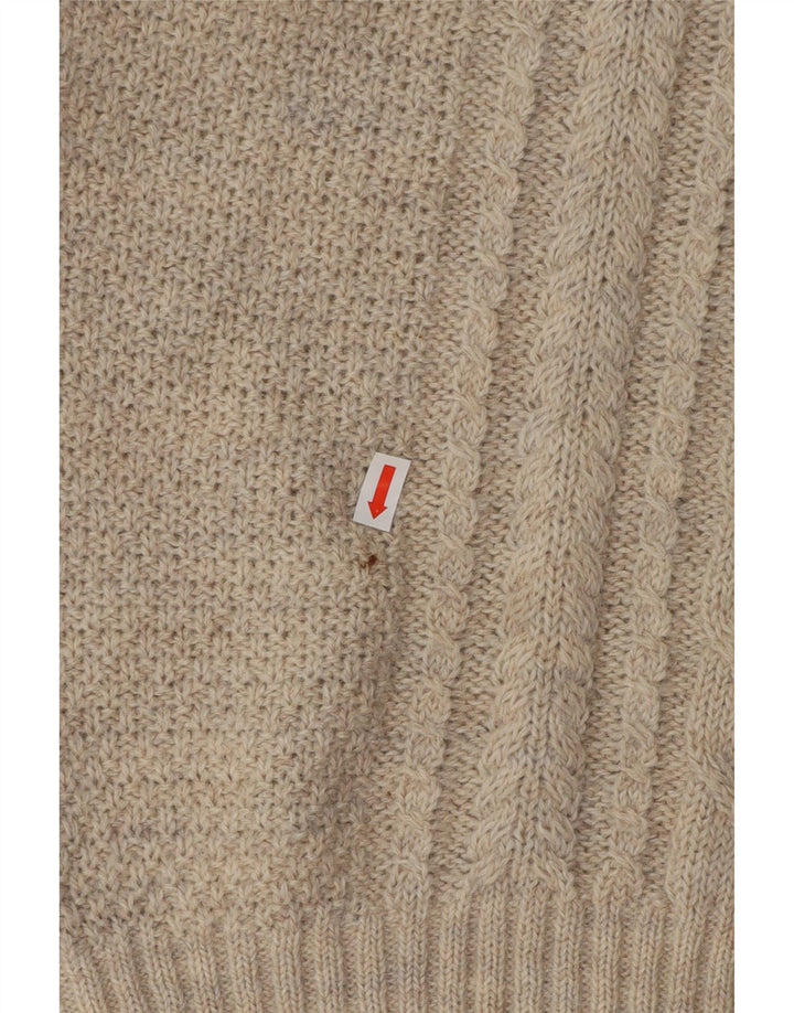 Sweter damski LES COPAINS z dekoltem w kształcie litery V, UK 16, duży, szary