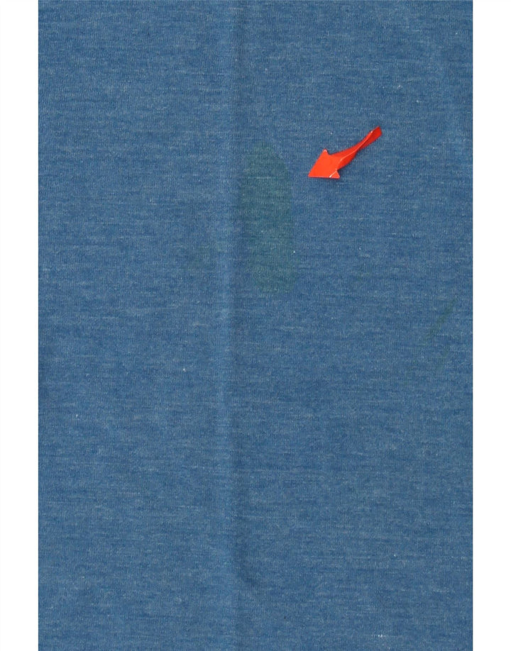 Męska koszulka z grafiką Hard Rock Cafe Wenecja, mała, niebieska bawełniana nakrapiana