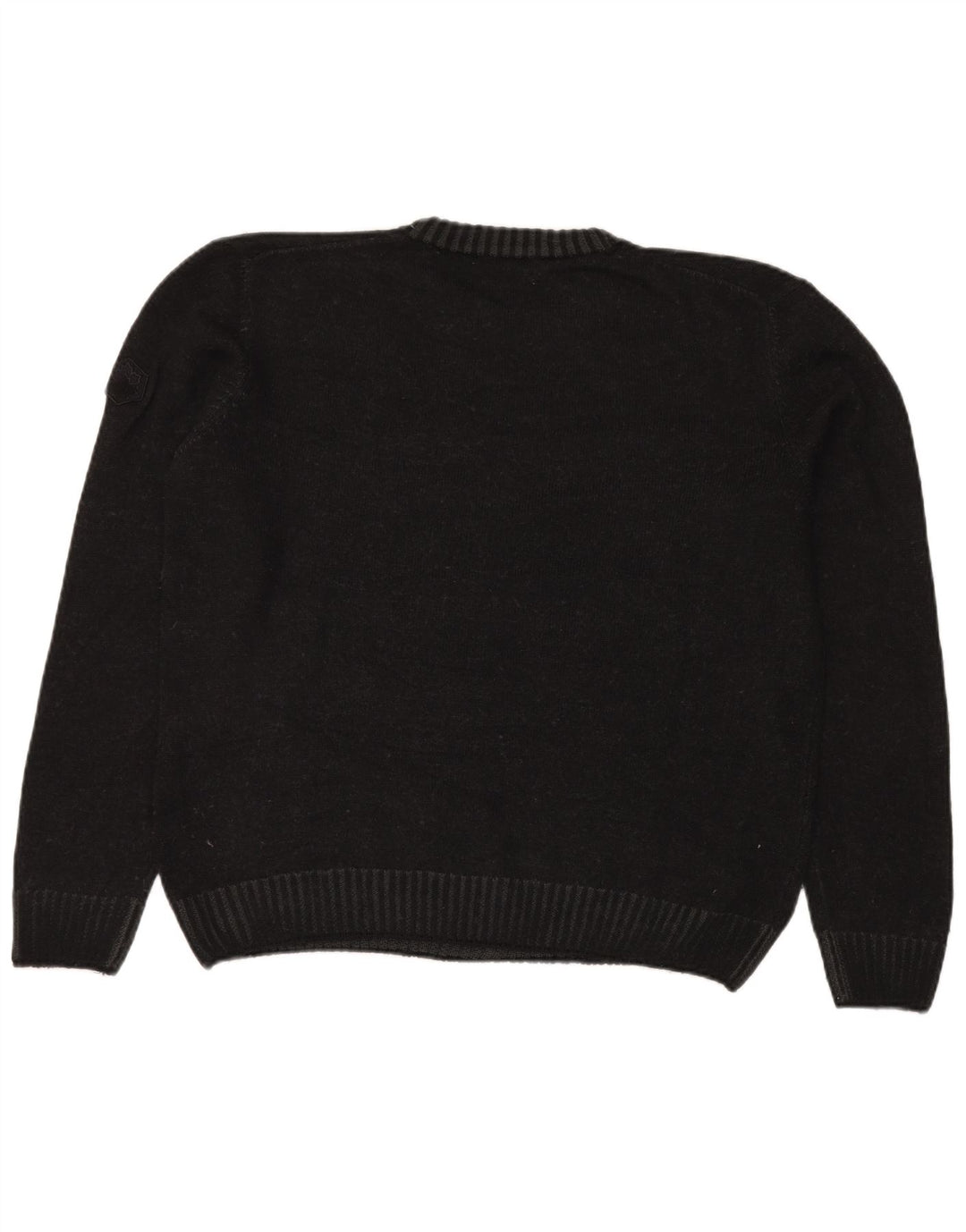 Męski sweter z okrągłym dekoltem LUMBERJACK 2XL Szary akryl