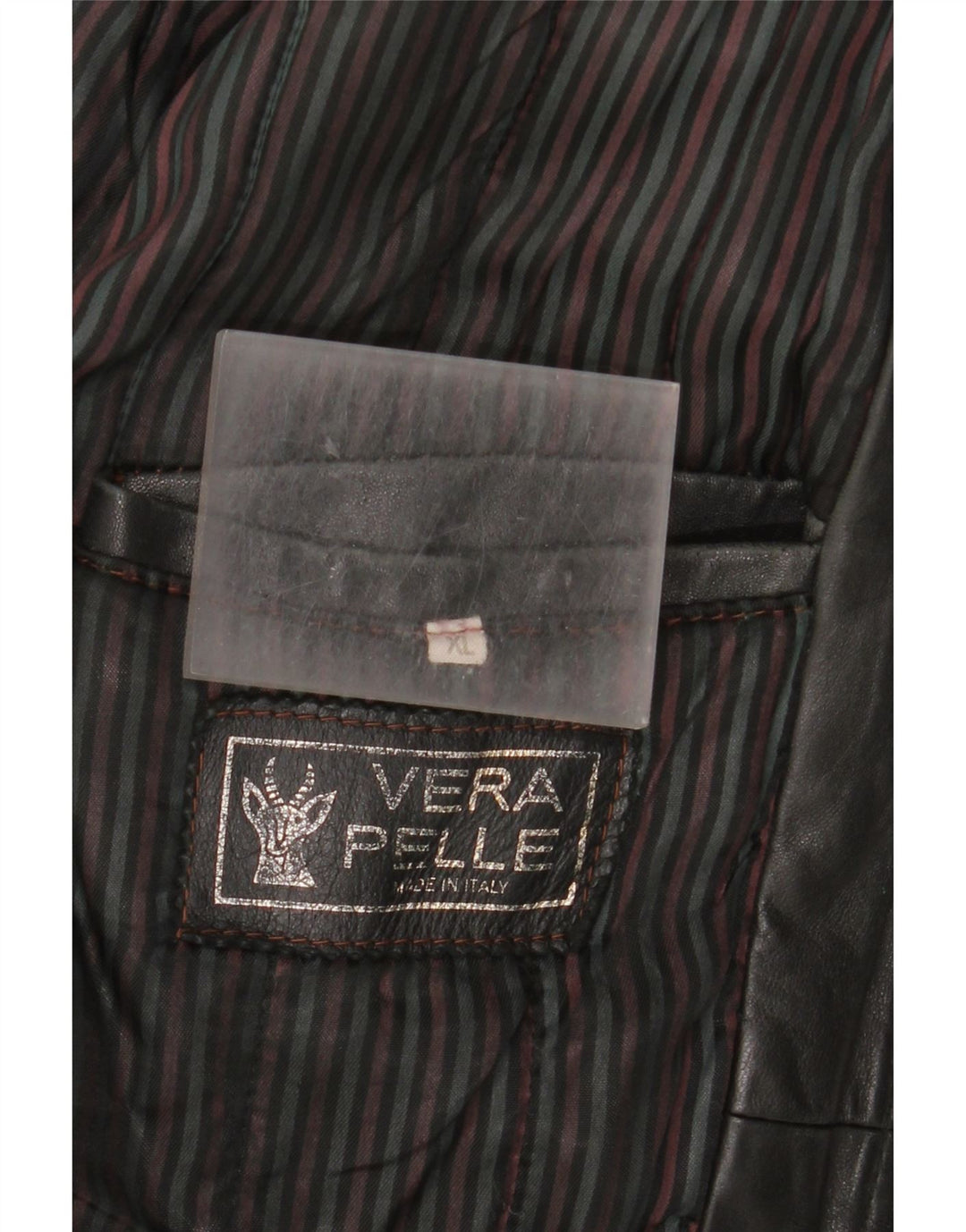 Vintage męska skórzana kurtka UK 42 XL czarna skóra