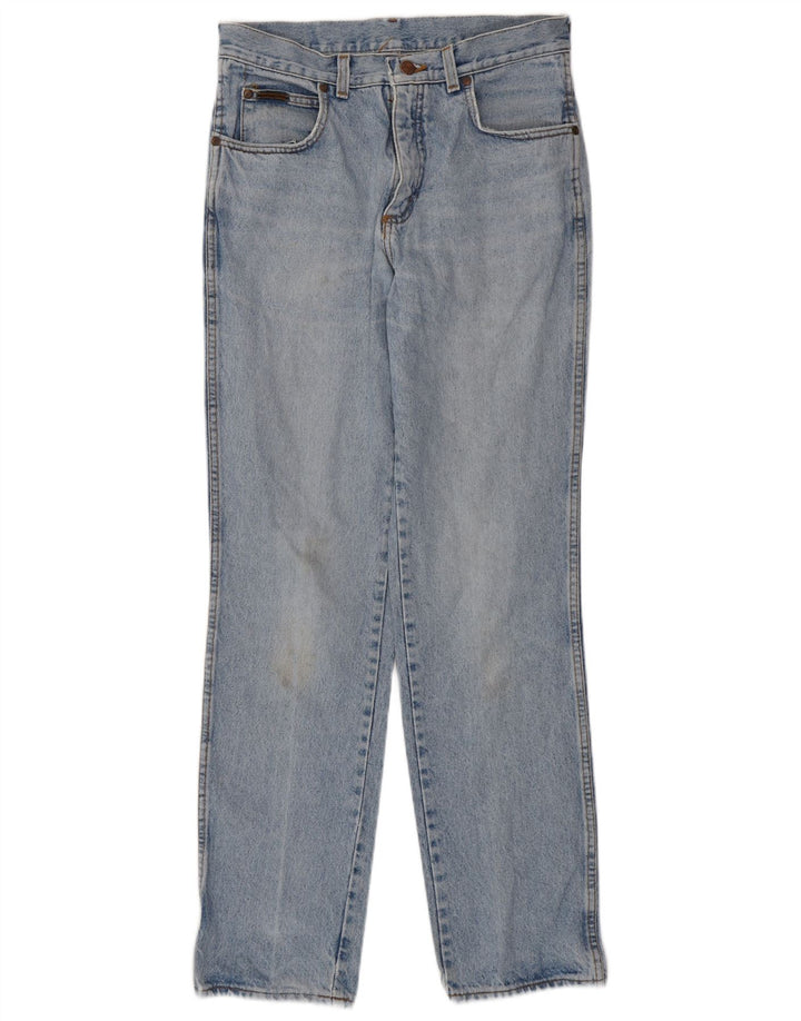 WRANGLER Mens Straight Jeans W28 L31 Blue Cotton