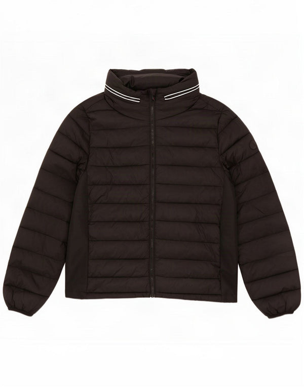 Męska ocieplana kurtka z kapturem Mistral UK 38 Medium Black Poliamid