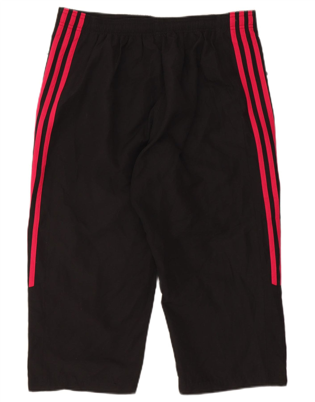 Damskie spodnie dresowe Adidas Capri UK 16, duże, czarne, poliestrowe