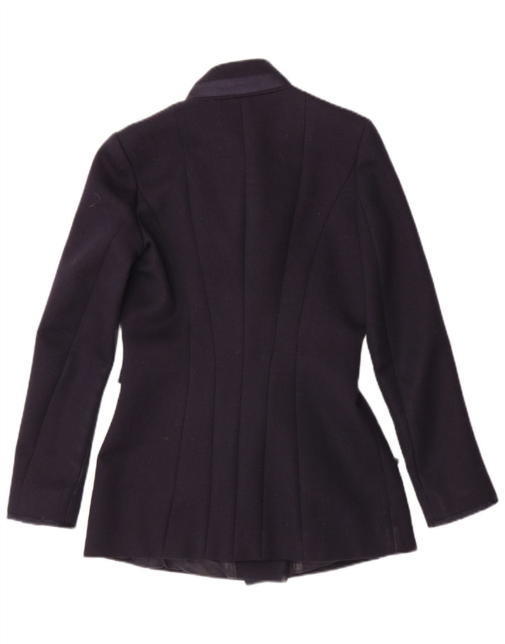 Płaszcz damski Reiss UK 4 XS, granatowy, wełniany