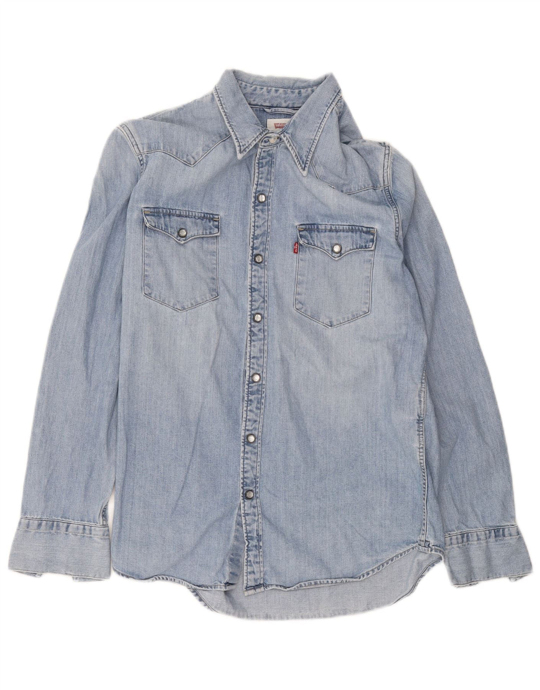 Męska koszula dżinsowa Levi's, średnia niebieska, bawełniana