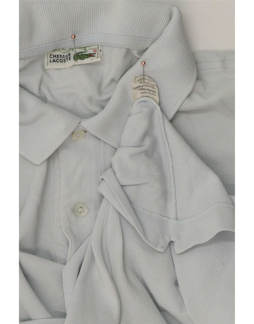 Męska koszulka polo Lacoste, rozmiar 5, duża, niebieska, bawełniana
