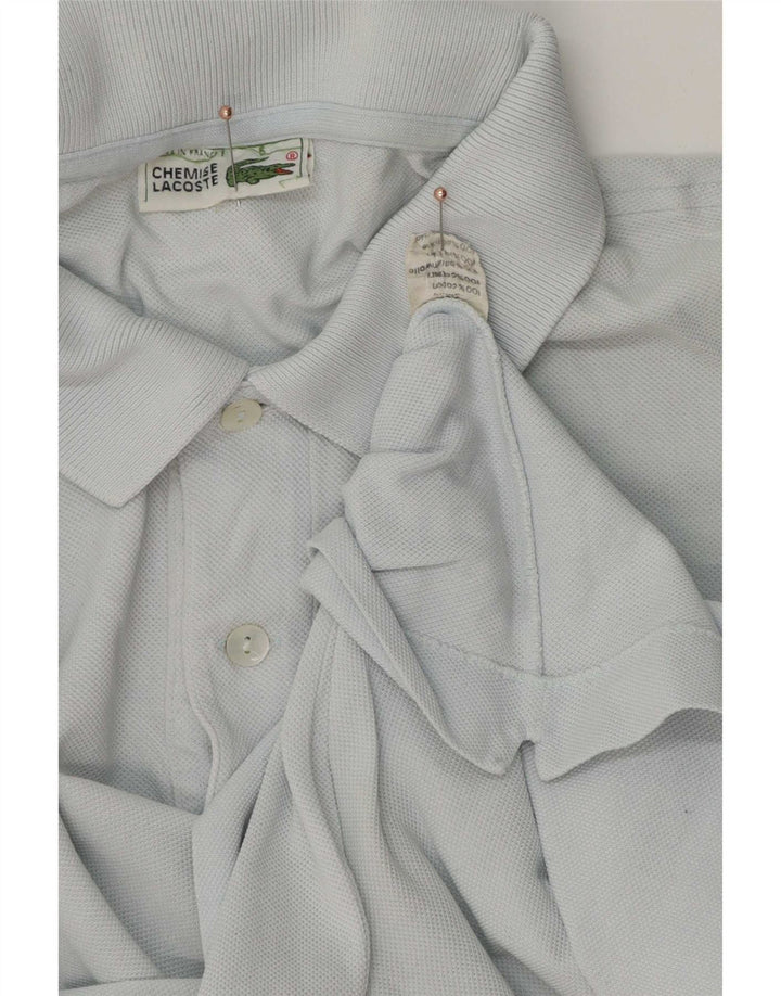 Męska koszulka polo Lacoste, rozmiar 5, duża, niebieska, bawełniana
