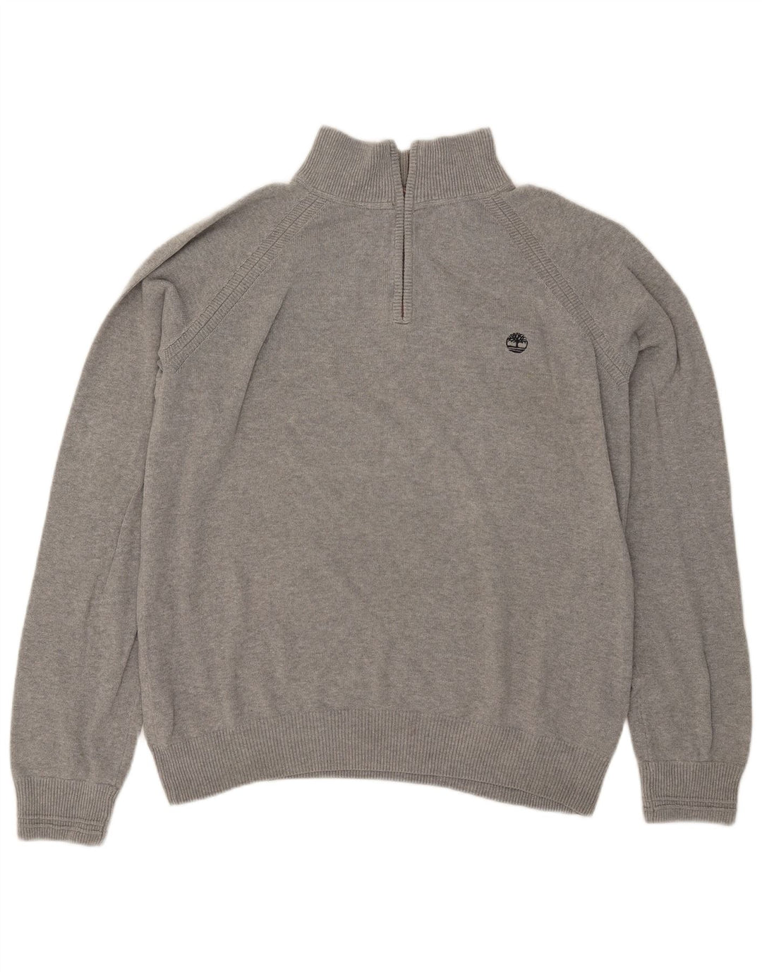 Męski sweter TIMBERLAND o regularnym kroju i zapinanym na zamek XL, szary