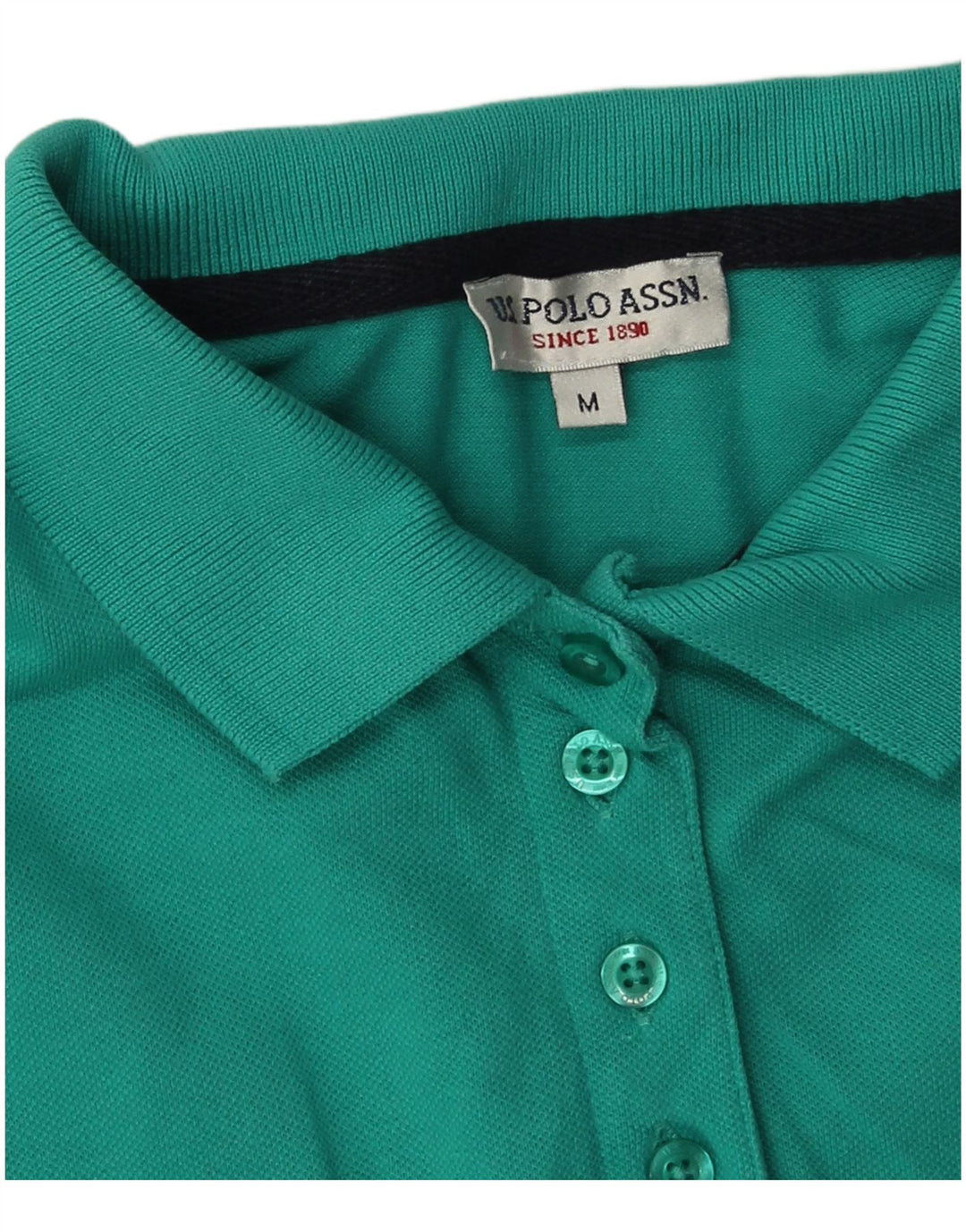 US Polo Assn. Męska koszulka polo, średnia niebieska, bawełniana