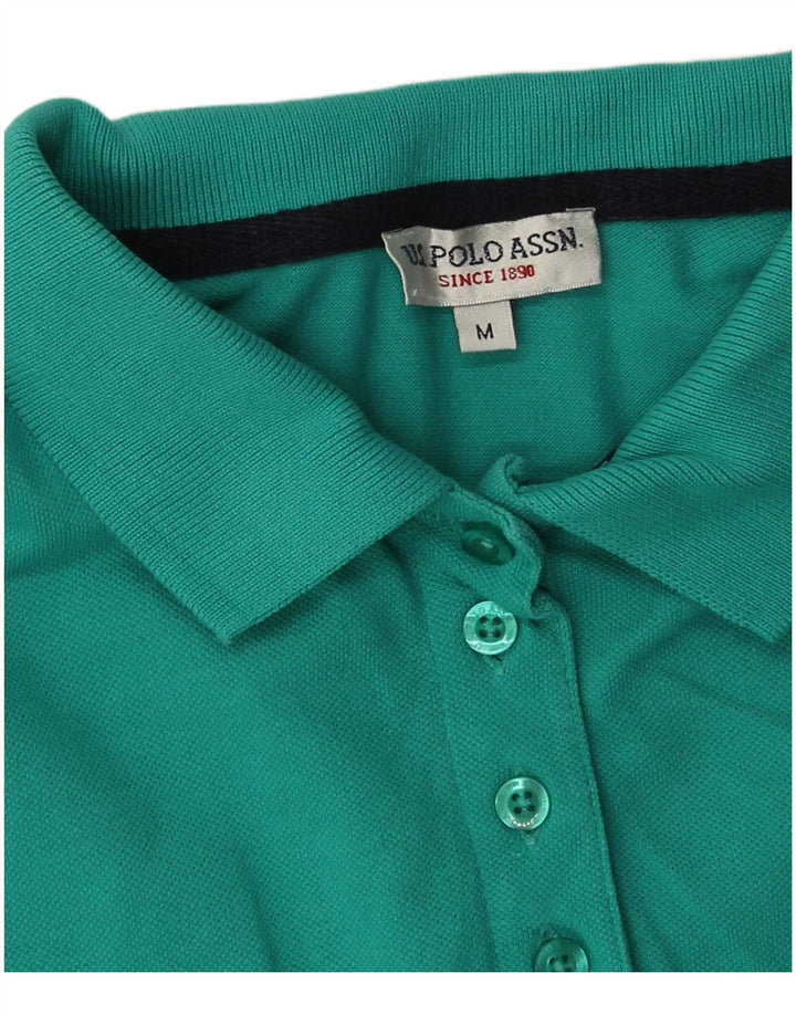US Polo Assn. Męska koszulka polo, średnia niebieska, bawełniana