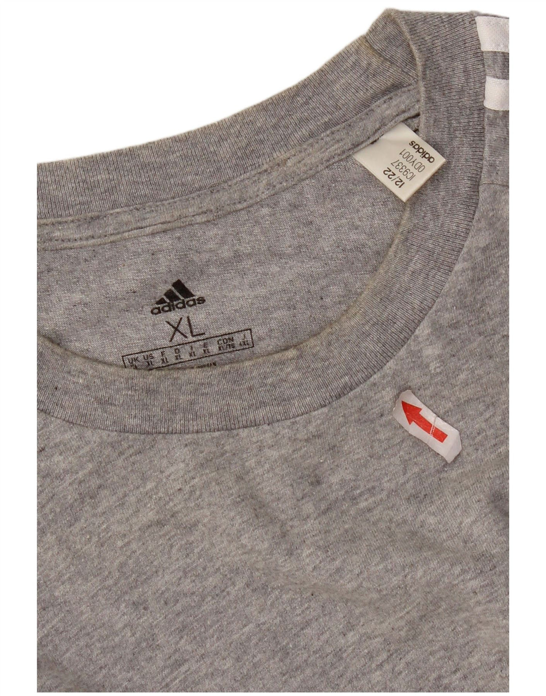 Adidas Męska koszulka Top XL Szara bawełna