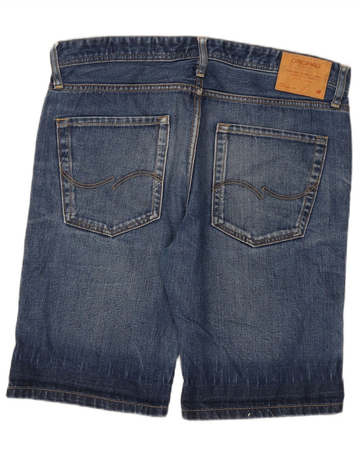 Męskie spodenki jeansowe Jack & Jones, duże, W34, niebieskie, bawełniane
