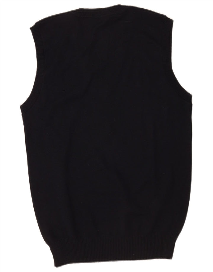 Męski podkoszulek Liabel z kamizelką, mały, granatowy, z dziewiczej wełny