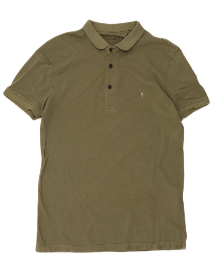 Męska koszulka polo All Saints XS, bawełniana khaki