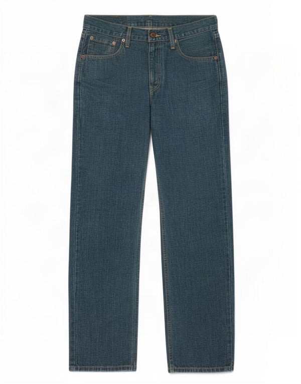 Męskie dżinsy Levi's 751 Straight W30 L32 Niebieskie bawełniane