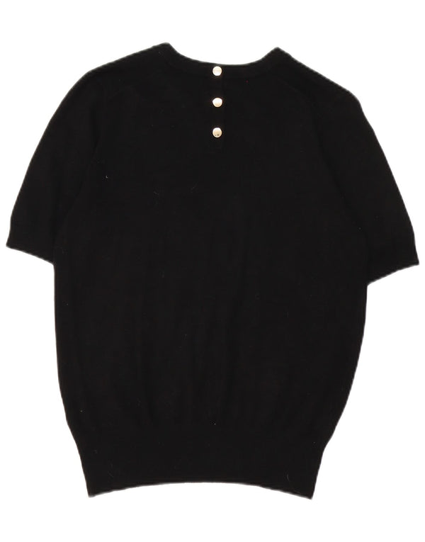 T-shirt damski Zara Top UK 14 Średni czarny