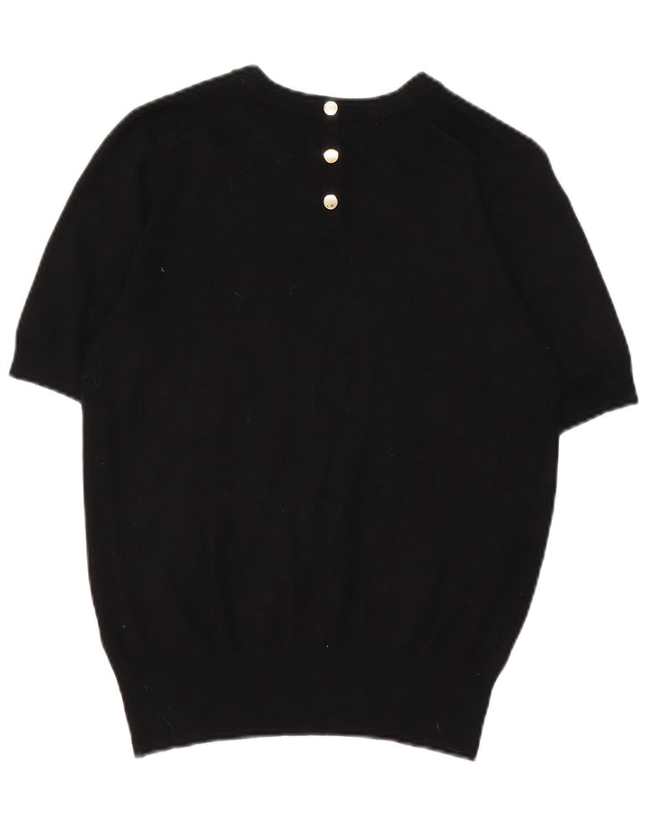 T-shirt damski Zara Top UK 14 Średni czarny