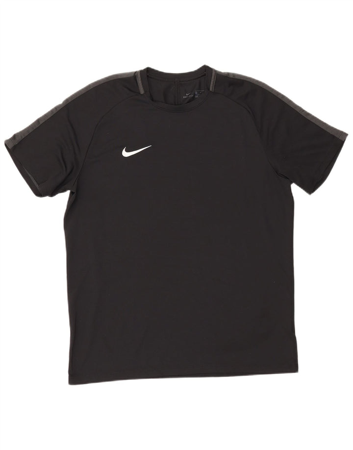 Męski T-shirt Nike Dri Fit Top XL Czarny poliester z blokami kolorów