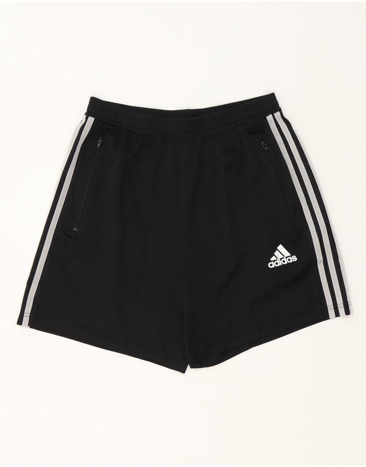 Męskie spodenki sportowe Adidas Aeroready, średni czarny poliester