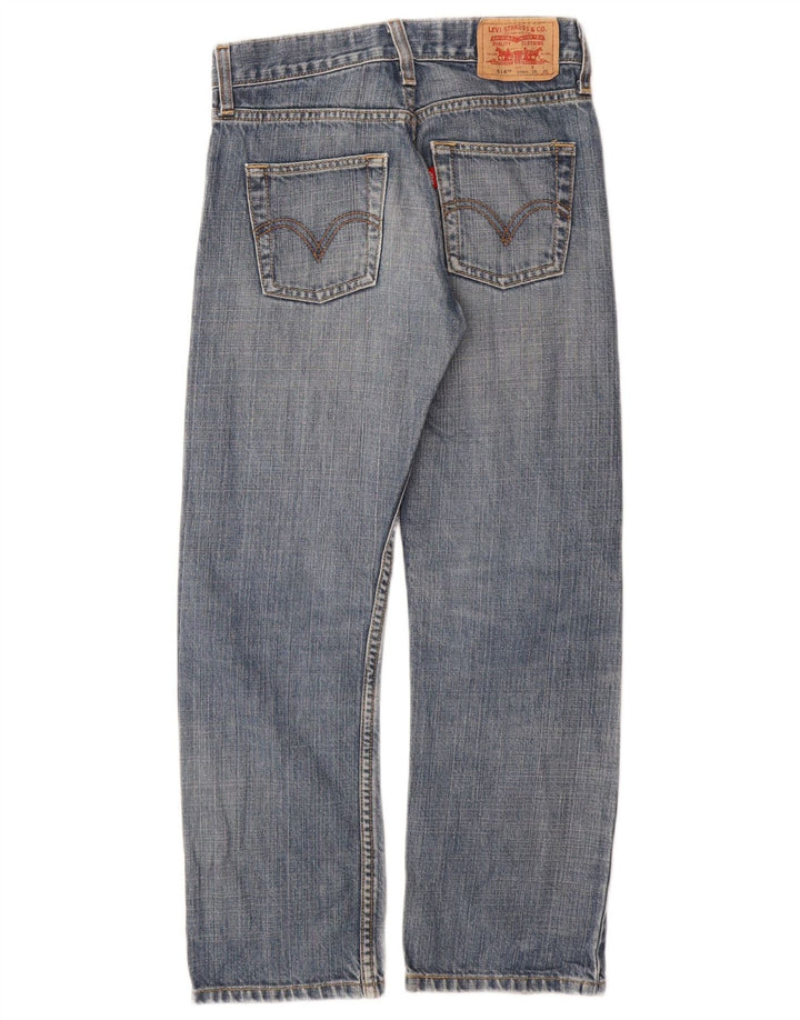 Dżinsy chłopięce LEVI'S 514 Slim Straight 9-10 lat W25 L25 Niebieskie bawełniane