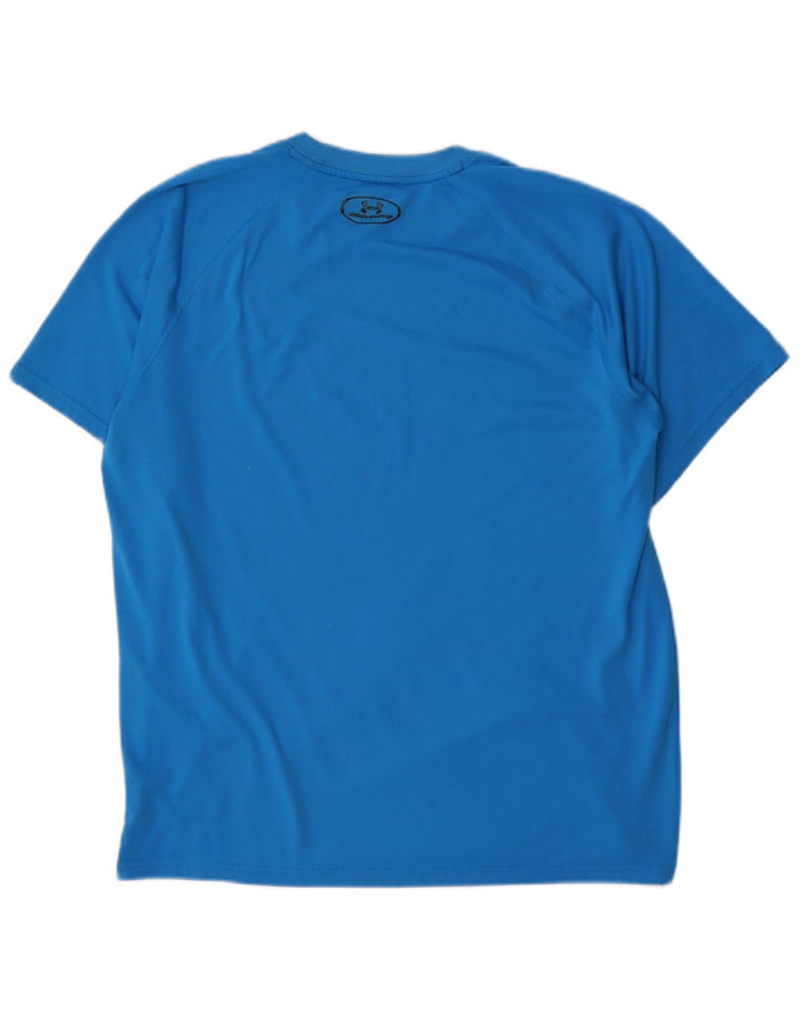 Under Armour Męski T-shirt Top, duży, niebieski, poliester