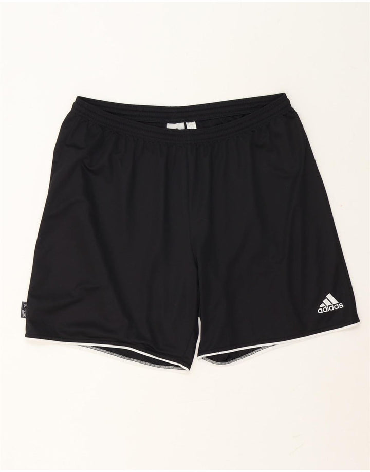 Męskie spodenki sportowe Adidas Climalite XL, czarne, poliestrowe