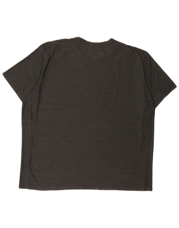 Męski T-shirt Nike Dri Fit Top 2XL Szary, nakrapiany poliester