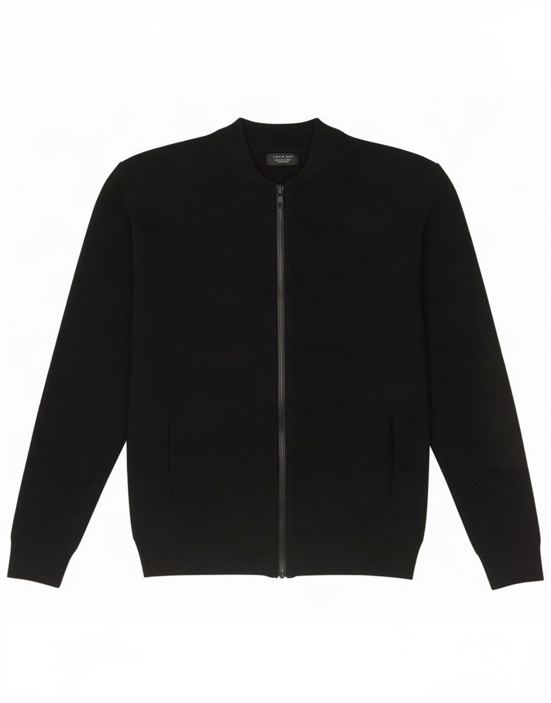 Zara Męski sweter rozpinany, duży, czarny, bawełniany