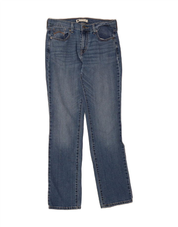 LEVI'S Womens 505 Straight Jeans  W28 L30 Blue Cotton Vintage Levi's and Second-Hand Levi's from Messina Hembry 