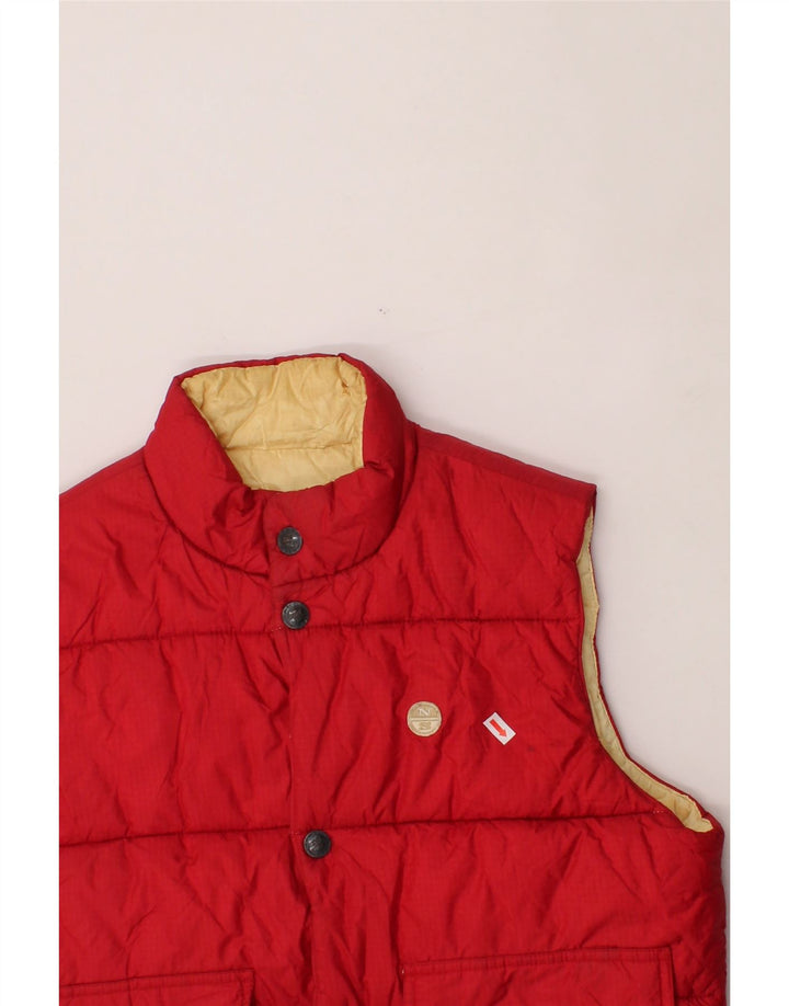 NORTH SAILS Boys Padded Gilet 13-14 Years Red Polyamide Vintage North Sails and Second-Hand North Sails from Messina Hembry 