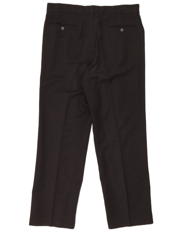 Męskie proste spodnie na co dzień Armani IT 50 Large W35 L31 Black