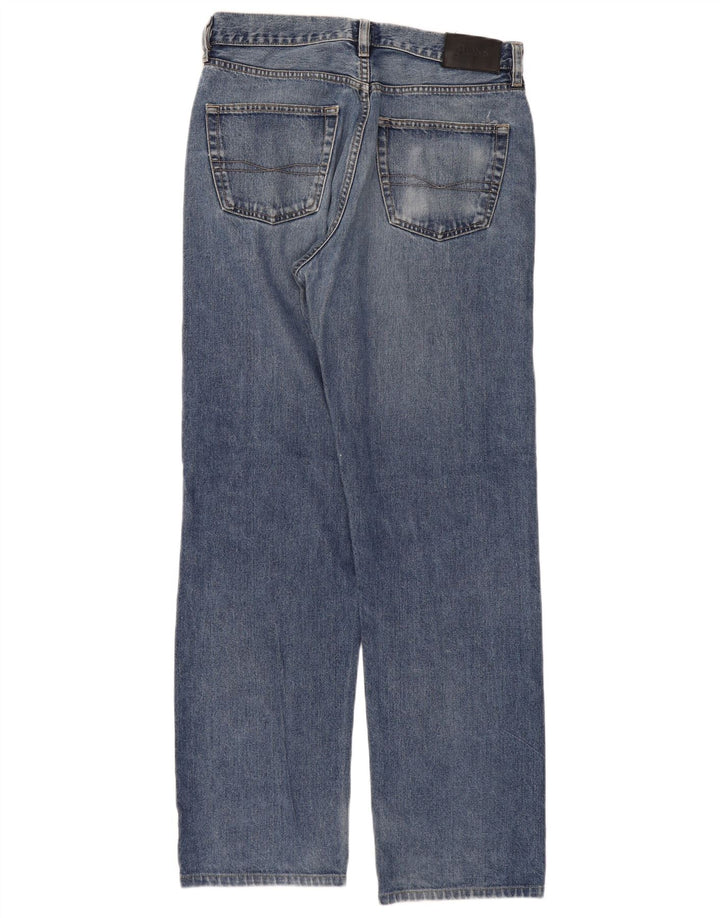 Męskie proste dżinsy Hugo Boss W32 L32 niebieskie