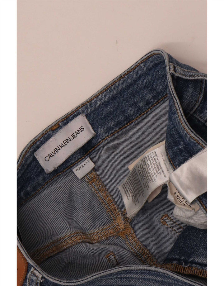 Męskie dżinsy Calvin Klein W31 L32 Niebieskie bawełniane